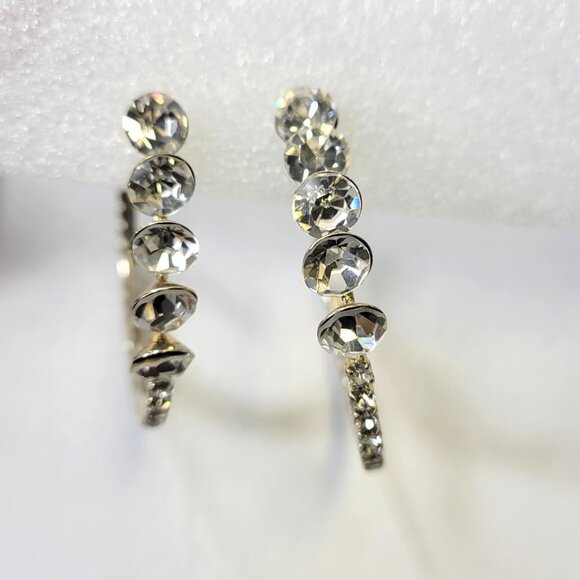 Crystal Hoop Earrings - Picture 5 of 10